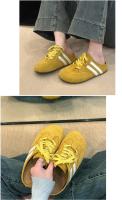 Retro de suela gruesa interior de aumento de la bolsa de la cabeza de la mitad de las zapatillas de las mujeres desgaste exterior 2025 primavera nuevos zapatos versátiles de entrenamiento alemán Boken zapatos de mujer - details 13