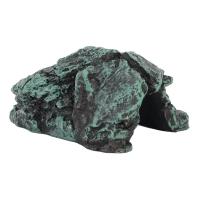Reptil Rock Hide Cave Simulación Realista Seguro Cómodo Resina Rock Hideout para Decoración de Terrario - details 4