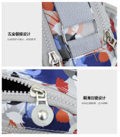 Nuevo bolso de tela de flores de hombro, bolso de mensajero informal de moda, mochila pequeña de compras - details 42