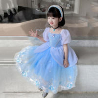 Vestido de Cosplay de princesa Cenicienta para niña y niño, tutú de Carnaval con lentejuelas, ropa de malla para regalo de cumpleaños - details 2
