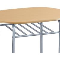 Comedor Conjuntos de Mueble de 3 Piezas con Vino Estante Madera - details 4