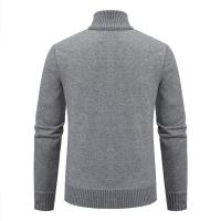 Chaqueta gruesa para hombre, cárdigan de punto con cuello levantado, cálido, para otoño e invierno - details 27