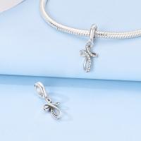 -abalorio de plata 925 para mujer, colgante de Cruz eterna, compatible con Pulsera Original, collar, joyería - details 3