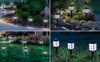 8pcs Luces de Césped Solar Luces LED para Jardín al Aire Libre Ideal para Pasillos, Patios, Bodas, Fiestas Decoración de Valla - details 2