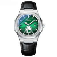Moda negocios hombres reloj con correa de acero calendario pequeño segundo disco reloj - details 7