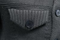 Chaqueta de Punto para Hombres Cálida, Gruesa, Manga Larga Cardigan de Lano para Invierno - details 8