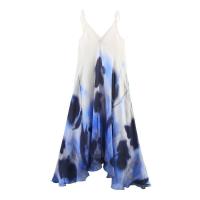 Vestidos largos de playa holgados sin espalda con estampado BUNO-Slip de verano 2025 para mujer - details 1