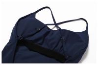 Material de nylon cruzado del estilo sólido sin mangas del top corto del puente de la yoga para el verano/primavera - details 18