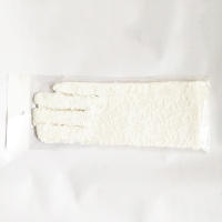 Guantes de Novia de Encaje Transpirable y Amigables con la Piel Color Sólido para Novias y Damas de Honor Moda de Mujer - details 1
