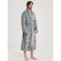 Albornoz de baño para hombre con Bolsillo y Cinturón , ropa de dormir suave y acogedora - details 11