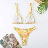 Conjunto de dos piezas Traje de baño sexy con tanga estampado para mujer Primavera/Verano 2024 - details 7