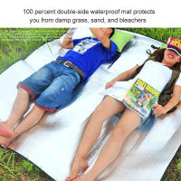 Colchoneta ultraligera impermeable para acampar, manta de Picnic, colchón de playa, almohadilla para dormir, papel de aluminio, alfombra de espuma EVA, huella de tienda al aire libre - details 7