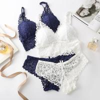 Conjunto de Lencería de Encaje sin Costuras para Mujeres Conjunto de Sujetador y Panty Bordado con Encaje Intimidad con Estilo - details 12