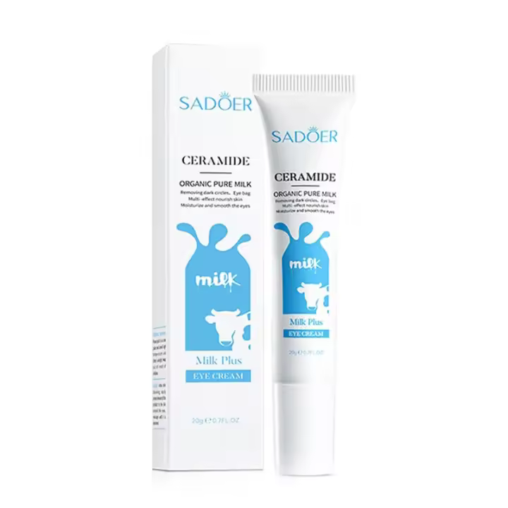 1/2/3 Uds SADOER crema para ojos con leche antiojeras eliminación de bolsas para ojos hidratante antienvejecimiento belleza productos para el cuidado de la piel para los ojos - 1