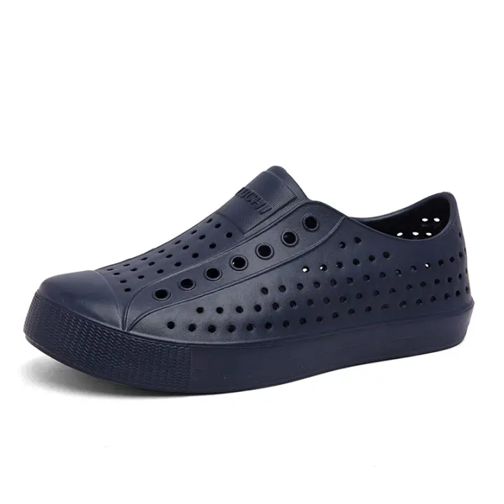 Sandalias de Playa para Hombres Zapatos de Piedra Caliente de Plástico Transpirables Antideslizantes con Suela Suave de Alta Elasticidad - 1