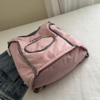 Bordado de letras amor chaleco mochila Nylon gran capacidad estudiantes bolso escolar bolsa de almacenamiento bolso de hombro mochilas - details 19