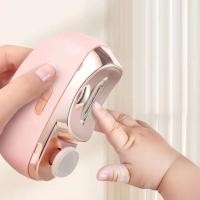 Cortapelos automático con carga USB 2 en 1, limas de uñas eléctricas para bebés, niños y adultos - details 4