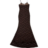BUNO-Sexy vestido de encaje marrón con tirantes para mujer, vestidos elegantes lisos ajustados con envoltura en el pecho, vestidos de fiesta de noche para mujer, Club de graduación 2025 - details 19