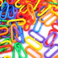 Excitante Juguete de Aprendizaje con Enlaces de Cadena C-Clip 1000 Piezas de Plástico en Forma de Arcoiris para Clase de Estar y Jardín de Infantes - details 3