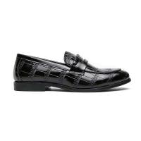 Zapatos Para Hombre de cuero repujado, informales, lujosos, británicos, formales, Oxford - details 14