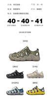 Sandalias Transpirables Casuales para Hombres y Mujeres Zapatos de Playa de Verano - details 8