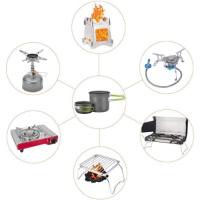 Juego de Cocina para Picnic al Aire Libre Entersports Olla Antiadherente, Platos, Utensilios - details 5
