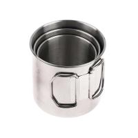 Taza de acero inoxidable con asa plegable, armas de fuego portátiles, taza, accesorios para acampar al aire libre, 1 pieza. - details 13
