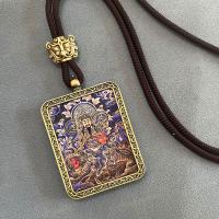 Zhao Gongming Tangka Colgante Área escénica Mercado nocturno Accesorios de atracción de riqueza Recuerdos - details 3
