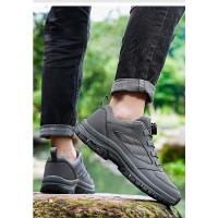 Zapatos De Deporte Para Hombre Con Hebilla Giratoria Cómodos Y Antideslizantes Talla Grande Color Sólido Cuero Artificial Mocasines De Senderismo Estilizados - details 3