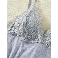 Conjunto de camisón y braguita de diseño encantador con tirantes finos y cuello en V, ropa sexy para mujer - details 33