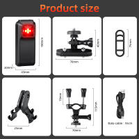 Luz de Freno Anchtek W100 para Bicicleta con Radar Trasero y Monitor de Ciegos Luz Trasera Apta para Deportes al Aire Libre IPX6 Impermeable - details 7