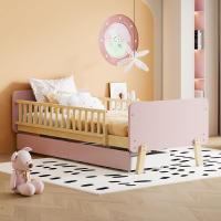 Cama infantil con 2 cajones, cama individual de madera maciza con somier (90 x 190 cm (blanco) - details 13