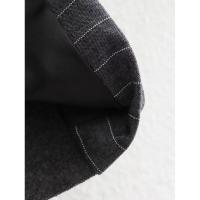 BUNO-chaquetas a rayas para mujer, primavera 2024, abrigo corto elegante con cuello levantado para mujer, ropa de calle para mujer, prendas de vestir exteriores nuevas - details 5
