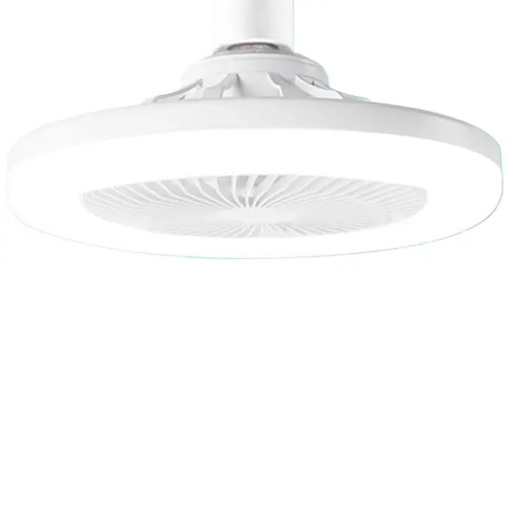 Ventilador de Techo con Luz LED 25cm - Motor DC Silencioso 3 Velocidades, Control Remoto Temporizador, 5 Aspas 8", Luz Ajustable (Blanco/Ámbar/Neutro), Diseño Moderno para Interior - 1