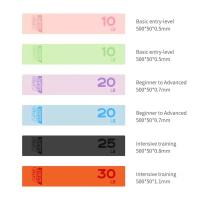 Bandas elásticas de látex para Yoga, expansor circular de cadera portátil para Pilates, ejercicio de resistencia, cinturón de Fitness, tensión, gimnasio familiar, U2F2 - details 7