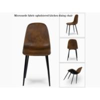 silla de comedor de cuero imitación