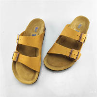 Zapatillas de cuero de vacuno, zapatillas frescas, zapatos de playa de verano, suela antideslizante suave, zapatos de pareja para hombres y mujeres - details 3