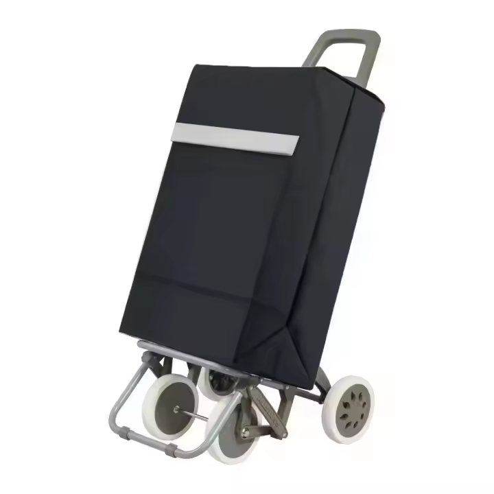 Multi Carro Carrito de Compra Plegable Ligero 90x30x39cm 4 Ruedas Resistentes - Capacidad de Carga 40 Litros - 1