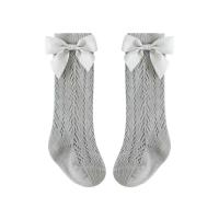 Calcetines de malla de algodón para niños y bebés, medias transpirables hasta la rodilla con lazo - details 4
