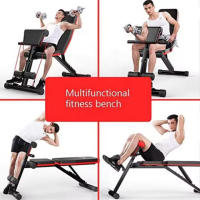 BANCO ABDOMINAL, AJUSTABLE, MULTIFUNCIONAL PARA MUSCULACIÓN, GIMNASIO EN CASA - details 5