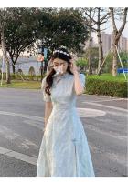 2025 nuevo verano mejorado cheongsam temperamento juvenil, vestido de estilo chino con un diseño de nicho que parece adelgazante - details 7
