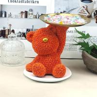 Artesanías de resina de oso rosa, adornos para el hogar, almacenamiento de bandeja de estudio, decoraciones de entrada de transmisión en vivo - details 10
