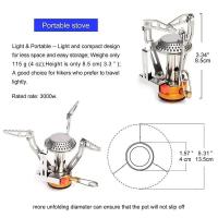 Estufa de Gas para Acampar Cocina de Picnic al Aire Libre Horno de Supervivencia - details 2