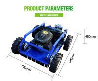 Robot cortacésped con control remoto con ruedas, cortacésped con Control remoto inalámbrico, tractor cortacésped estándar de la UE - details 1