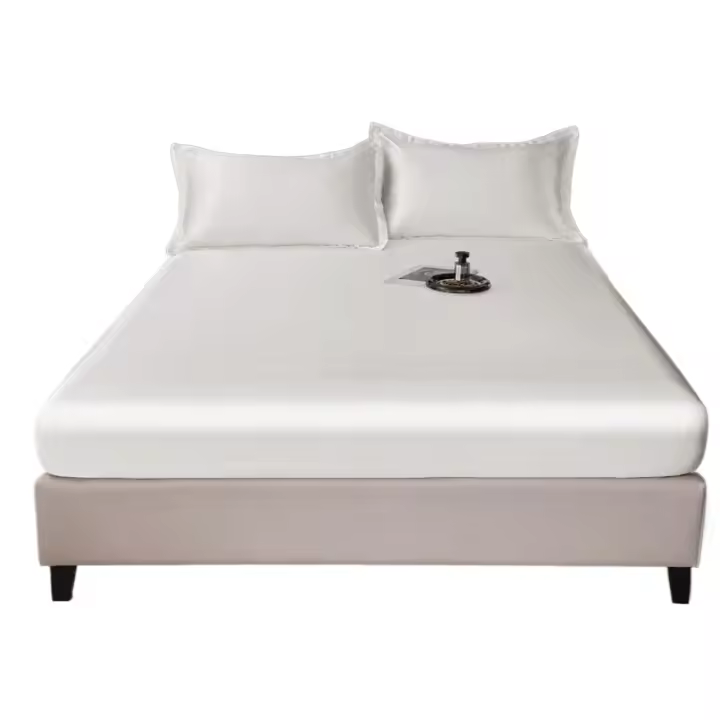 Juego de Ropa de Cama Moderno de hielo de Seda 3 Piezas Ajustables para Todas las Estaciones - 1