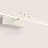 Lámpara LED de pared para espejo de baño, luz moderna de acrílico resistente al agua, AC85-265V, 40cm, 50cm, 70cm, 90cm y 110cm - details 5