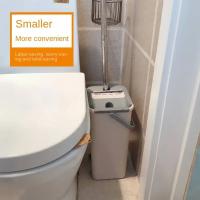 Fregona plana con cabezal de fibra ultrafina, juego de cubo de fregona giratoria y fregona reemplazable para limpieza de suelos - details 4