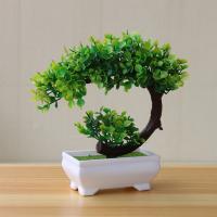 Árbol falso en maceta de plástico realista, Planta Artificial de 19CM, loto, decoración para el hogar, comedor interior y sala de estar - details 4