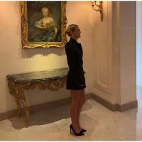 Minivestido Blazer negro a la moda para mujer, vestido elegante de cintura alta con cuello de pico y manga larga con una hilera de botones, Vestidos de viaje para mujer 2024 - details 15