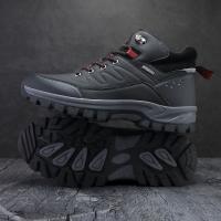 Zapatos de senderismo populares para hombre, zapatillas de cuero para exteriores, botas de montaña, calzado de escalada, trotar, Trekking - details 5
